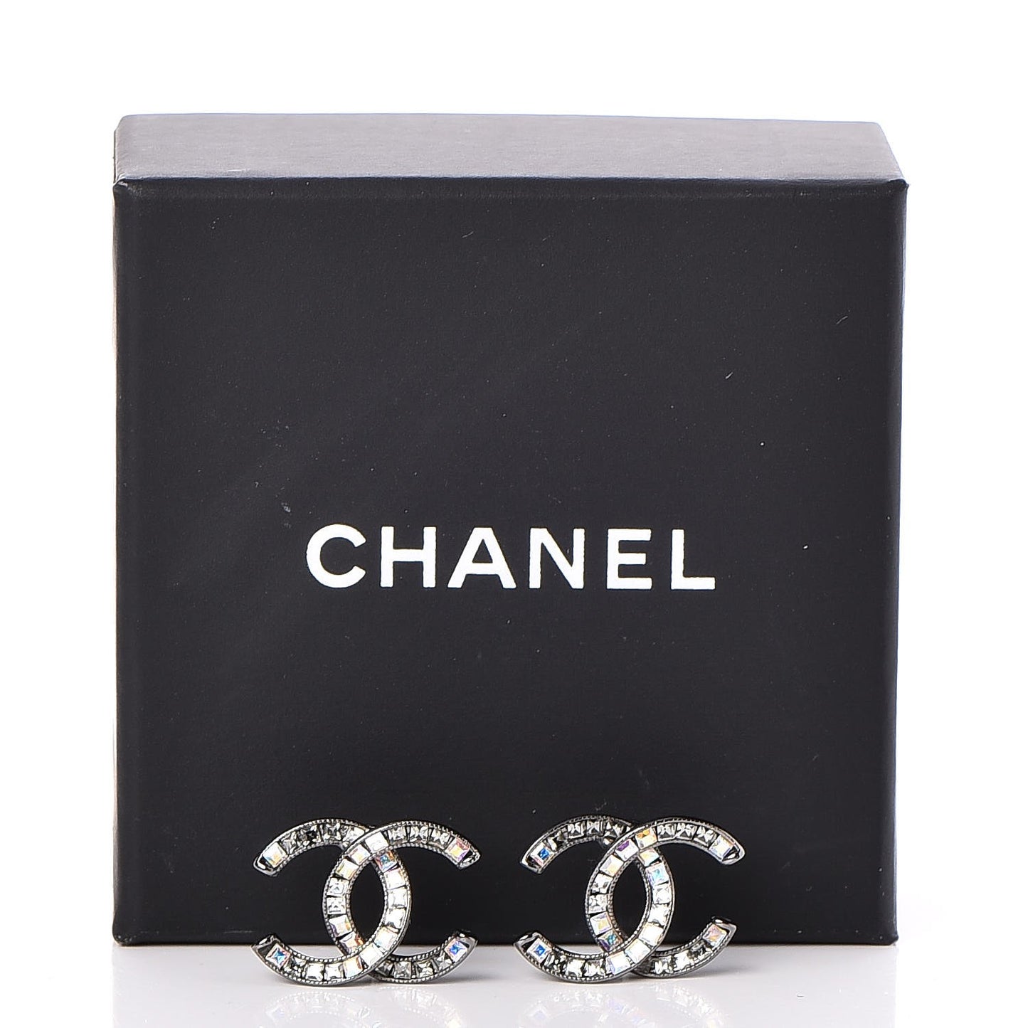 Crystal Baguette CC Earrings