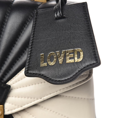 Gucci Calfskin Bamboo Trapuntata Queen Margaret Backpack Mystic White Black 19 of 19