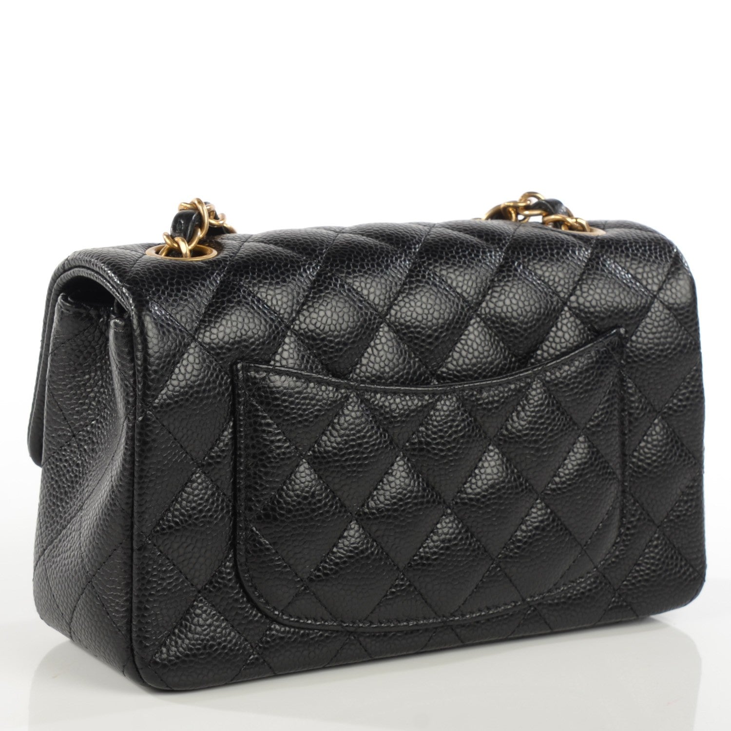 Chanel Caviar Quilted Mini Rectangular Flap Black 3 of 7
