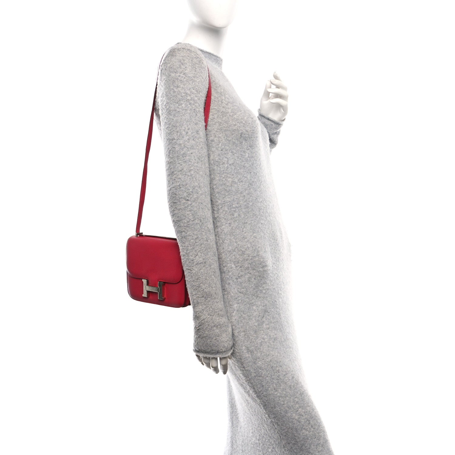 Hermes Chevre Mysore Martelee Constance 18 Framboise 1792099