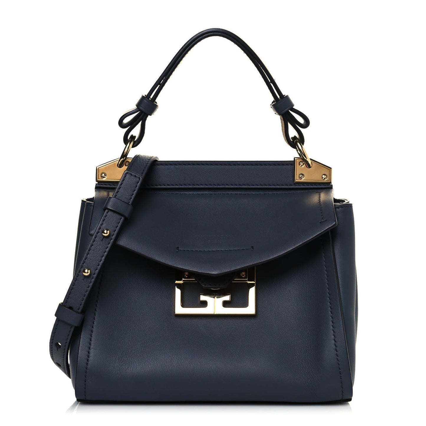 Calfskin Mini Mystic Shoulder Bag Navy