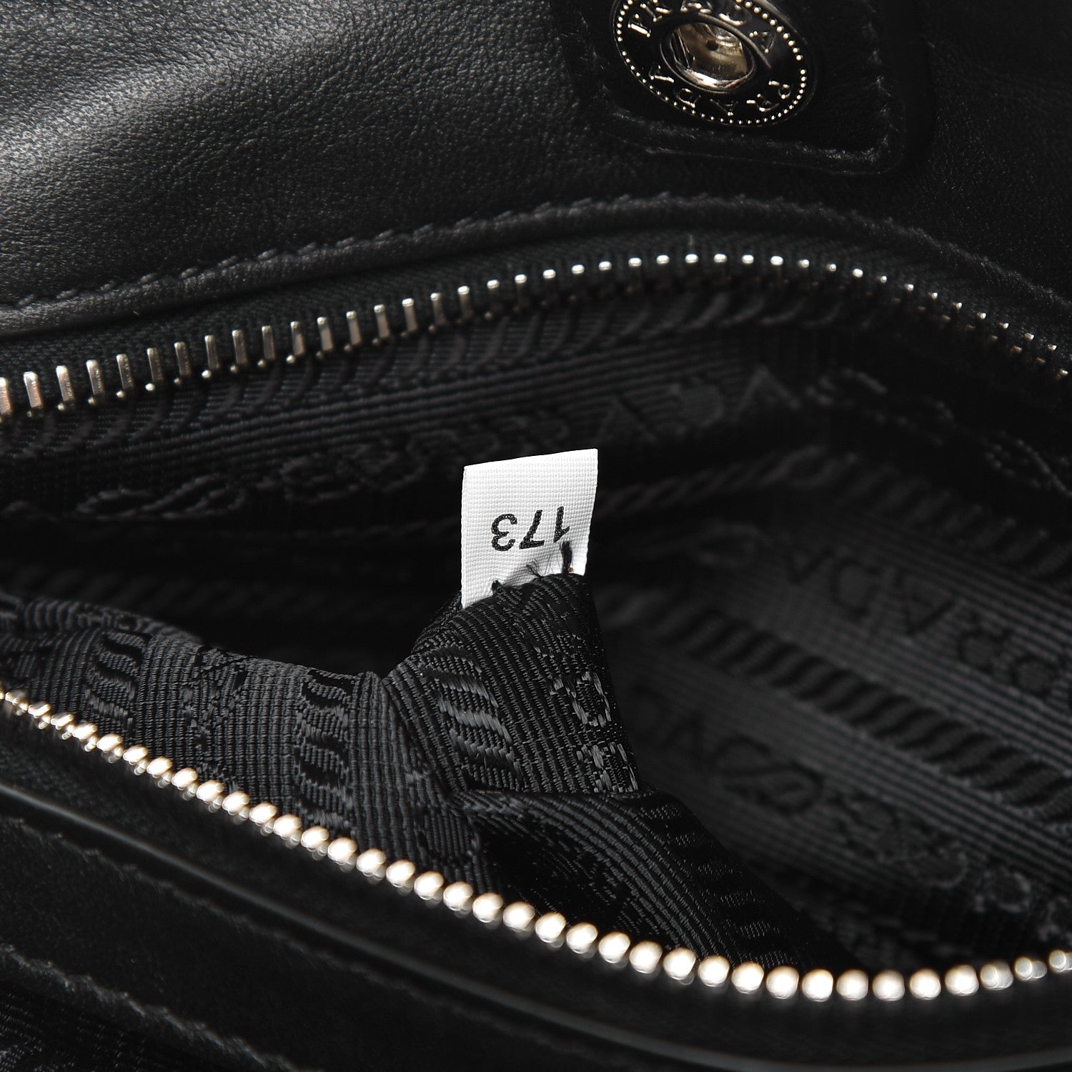 Prada Tessuto Nylon Soft Calf Tote Nero Black 8 of 10
