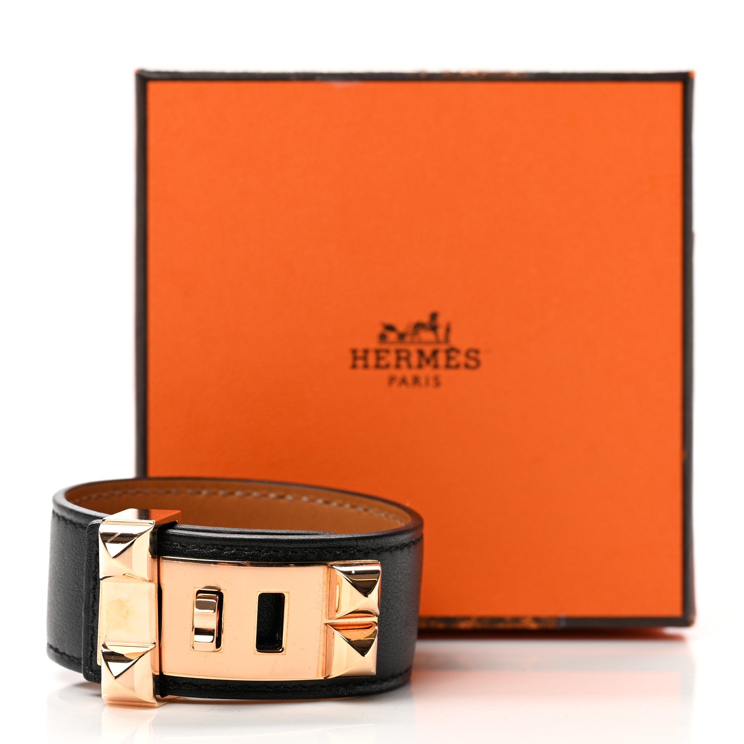 Hermes Swift Collier de Chien CDC 24 Bracelet T1 Black 7 of 7
