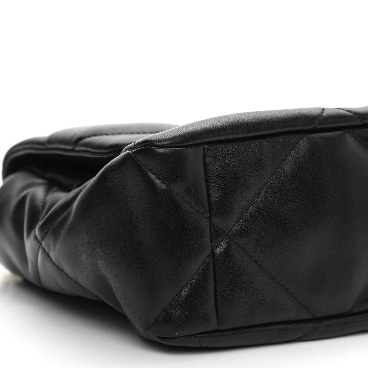 Chanel Lambskin Quilted Large Chanel 19 Flap Black 9 of 10