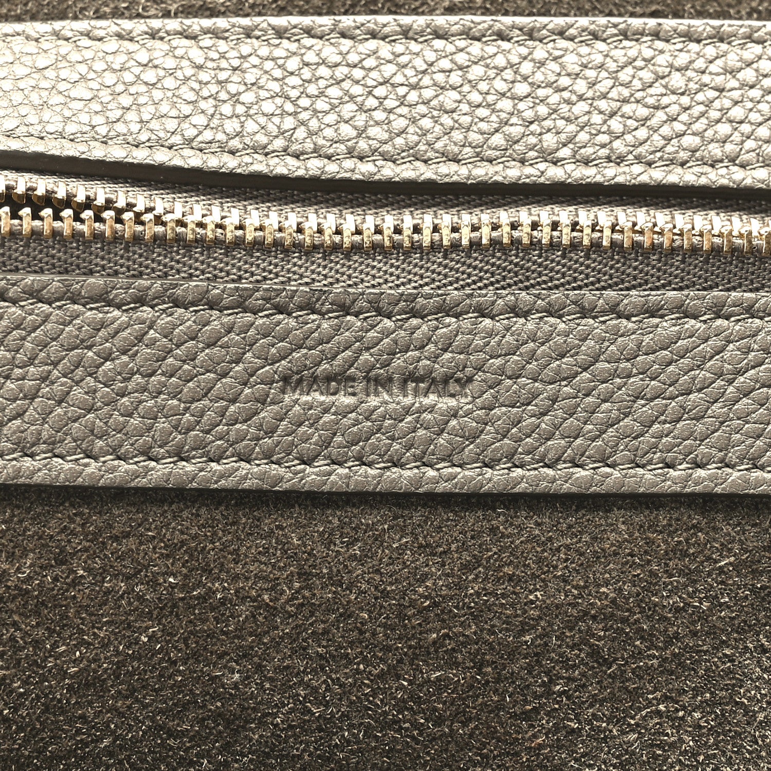 Celine Soft Grained Calfskin Small Belt Cabas Phantom Taupe 5 of 10