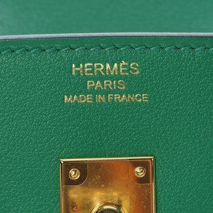 Hermes Swift Birkin 25 Vert Vertigo 12 of 30