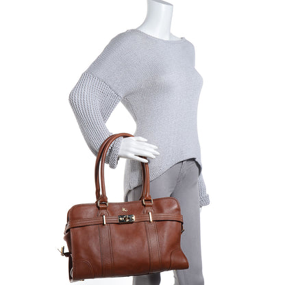 Burberry Leather Satchel Brown 2 of 9