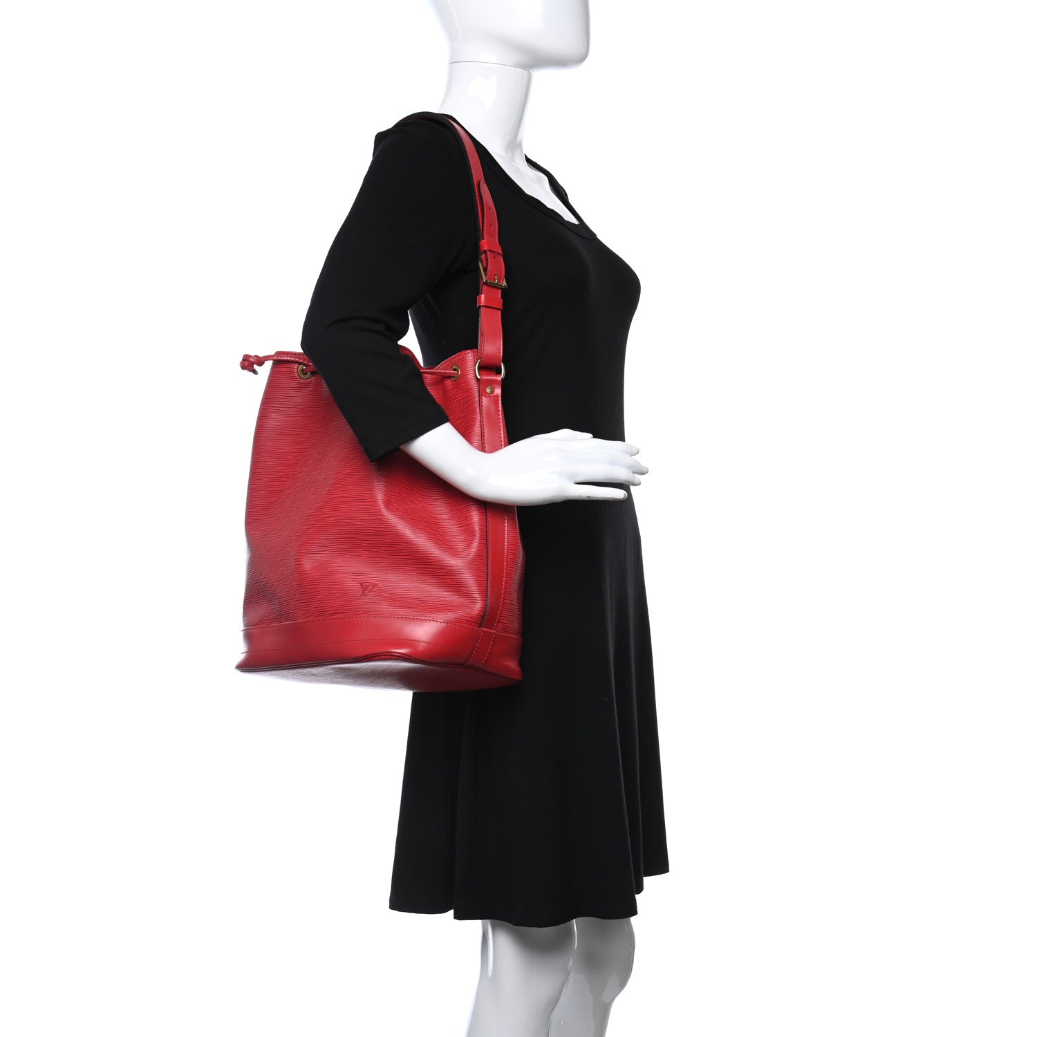 Louis Vuitton Epi Noe Castillan Red 2 of 15