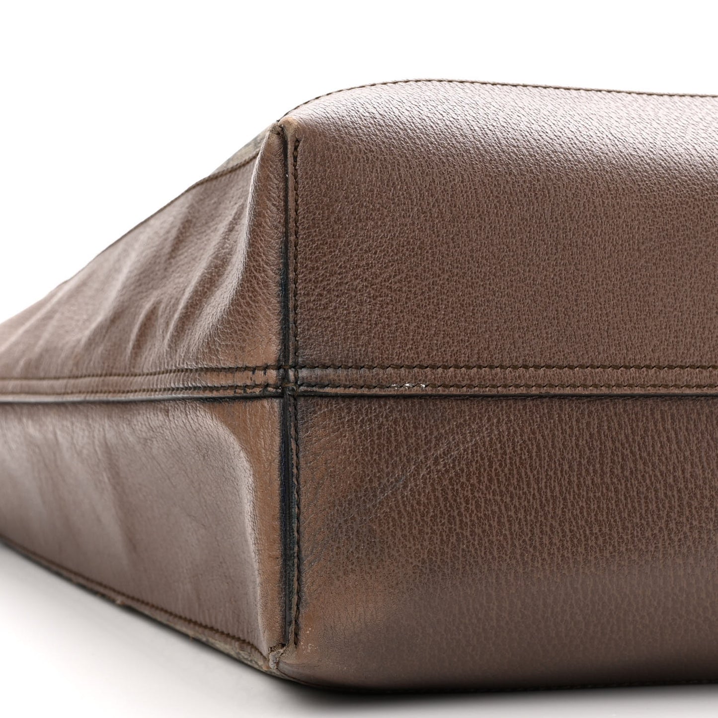 GG Supreme Monogram Web Ophidia Tote Brown