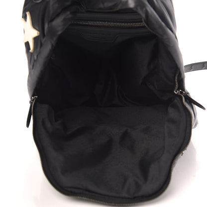 Stella McCartney Polyamide Falabella Go Stars Backpack Black White 4 of 11