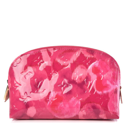 Louis Vuitton Vernis Ikat Cosmetic Pouch Rose Indien 1 of 6