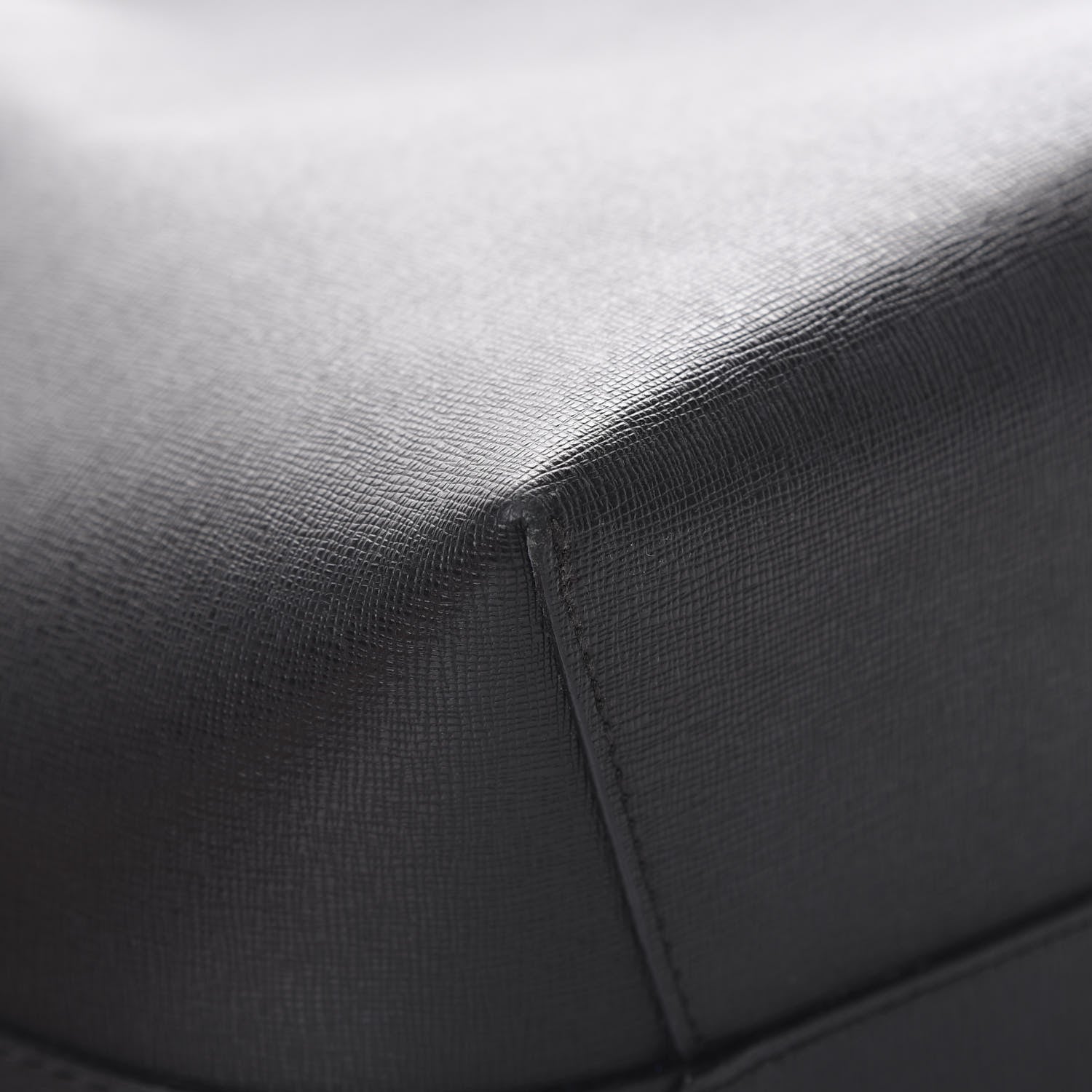 Mansur Gavriel Saffiano Bucket Bag Black Royal 12 of 16