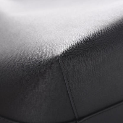 Mansur Gavriel Saffiano Bucket Bag Black Royal 12 of 16
