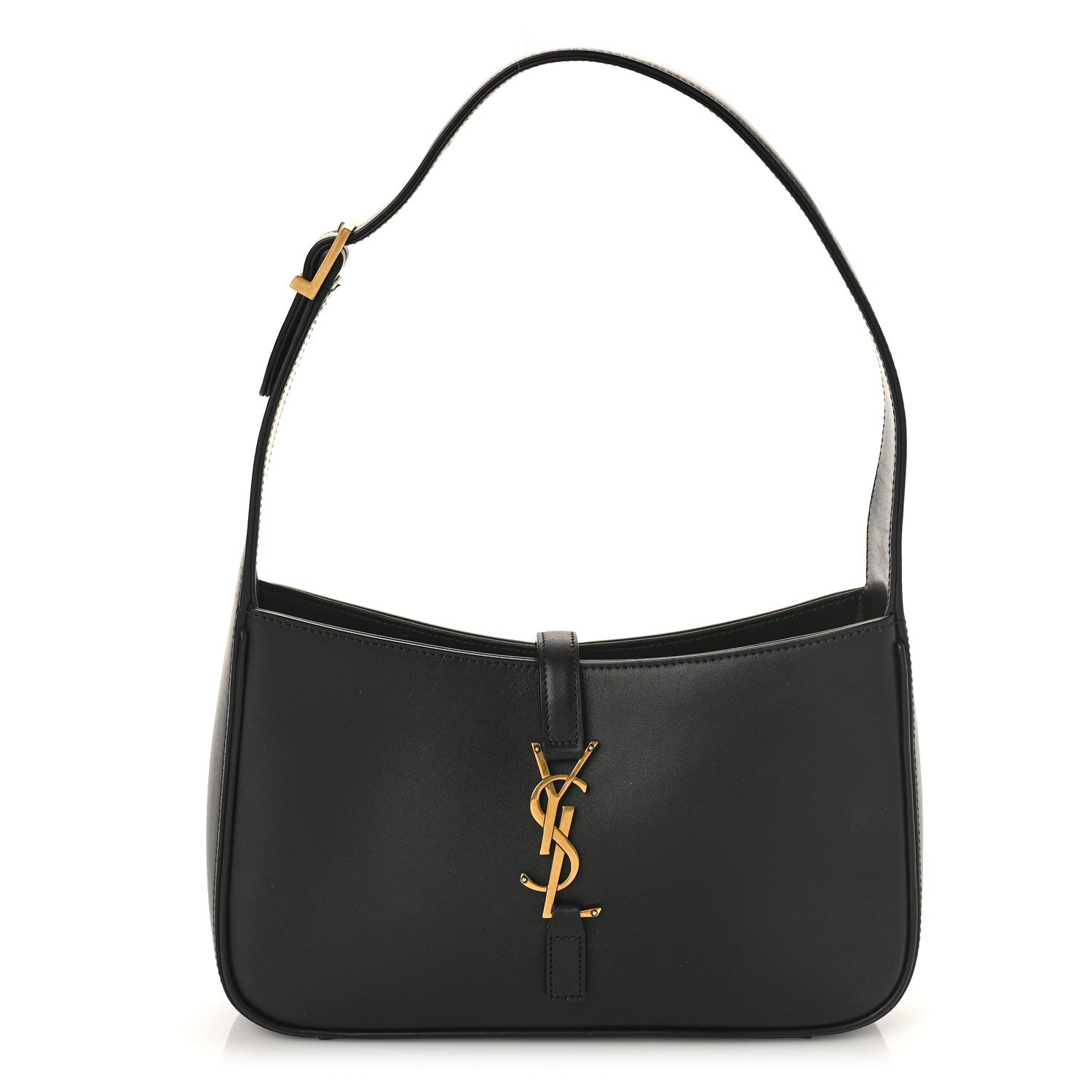 Saint Laurent Smooth Calfskin Le 5 A 7 Hobo Black 1 of 8