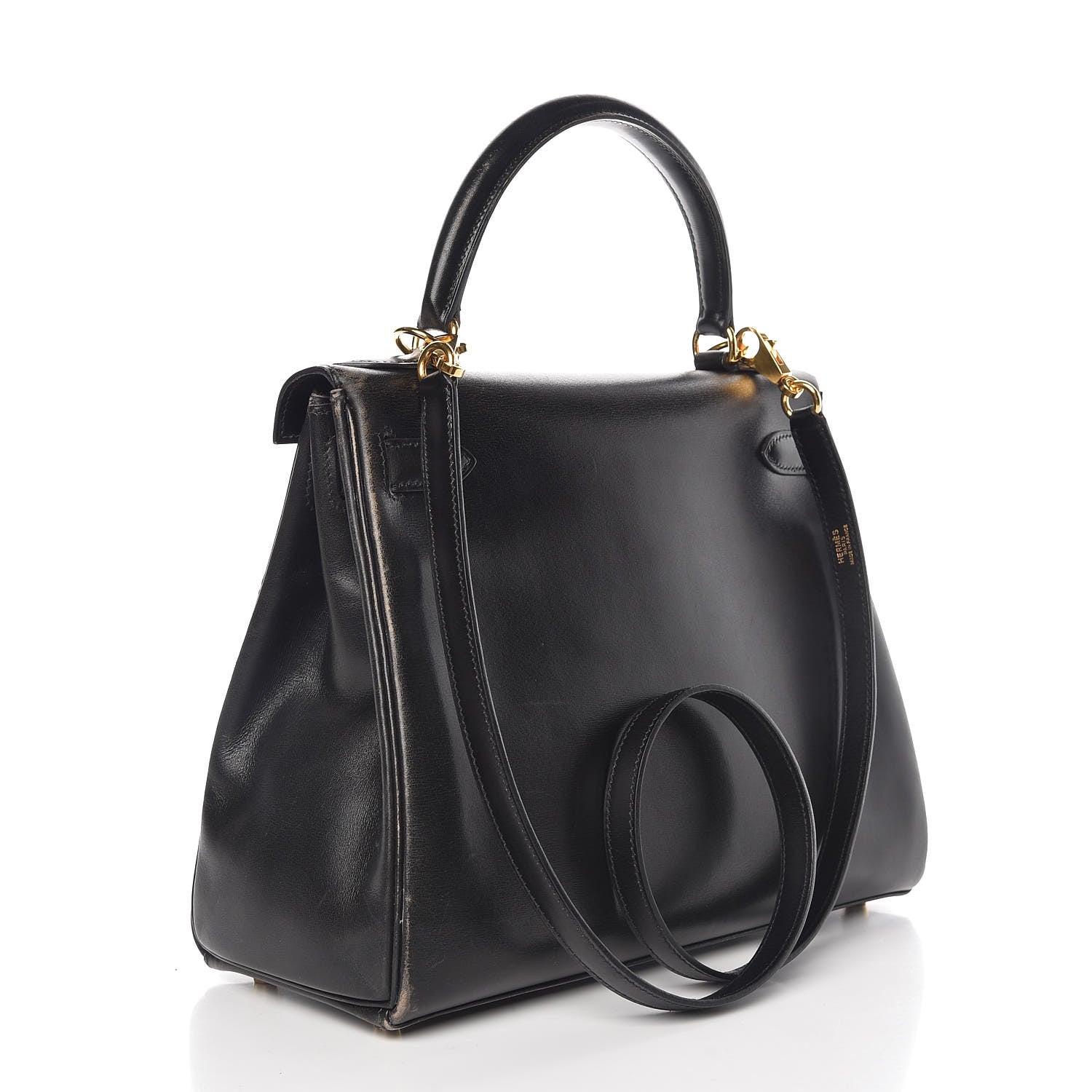 Hermes Box Kelly Retourne 28 Black 3 of 39