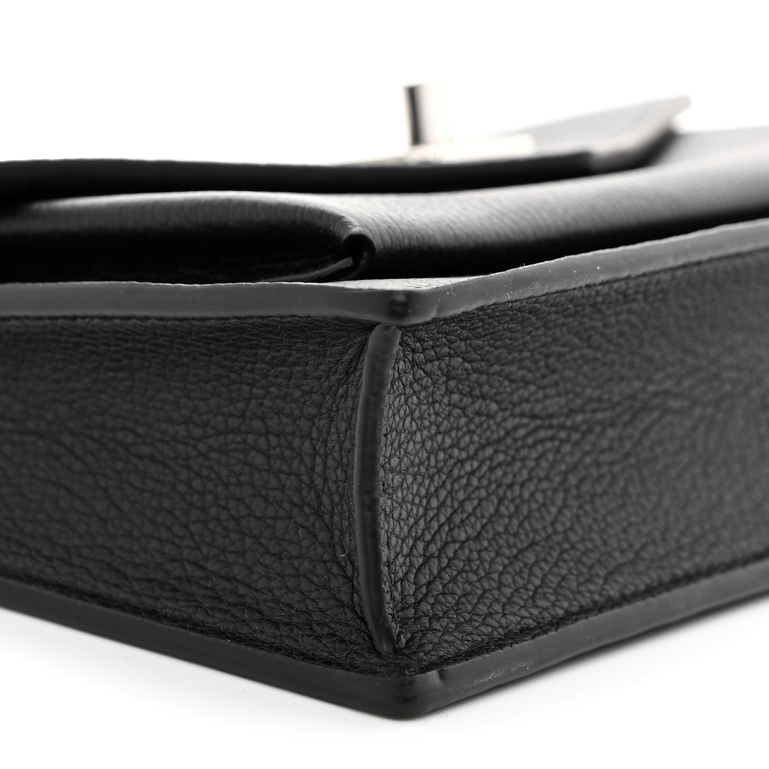 Louis Vuitton Soft Calfskin My Lockme Chain Pochette Black 8 of 9