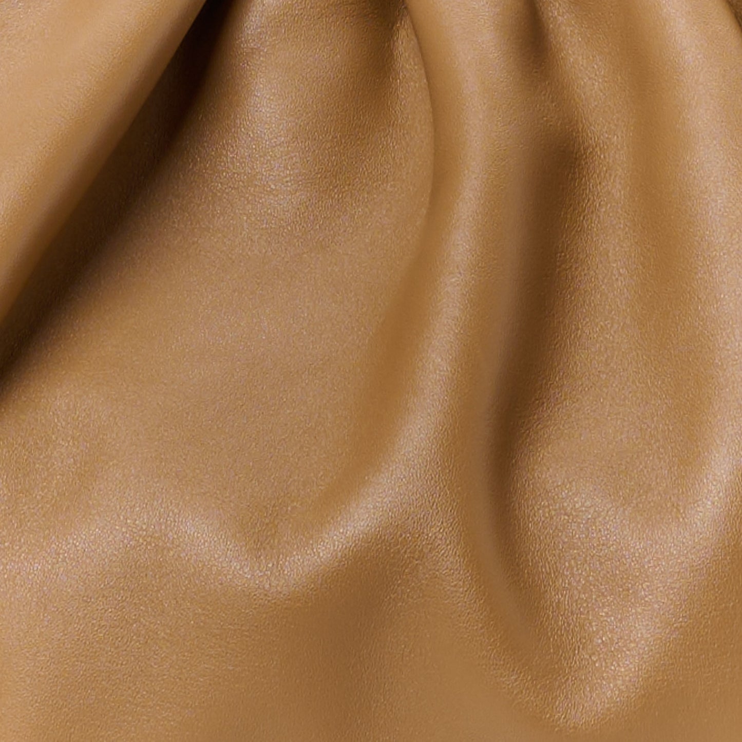 Smooth Butter Calf The Pouch Oversized Clutch Cammello