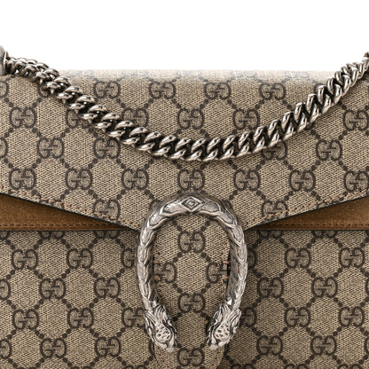 Gucci GG Supreme Monogram Small Dionysus Shoulder Bag Taupe 8 of 10