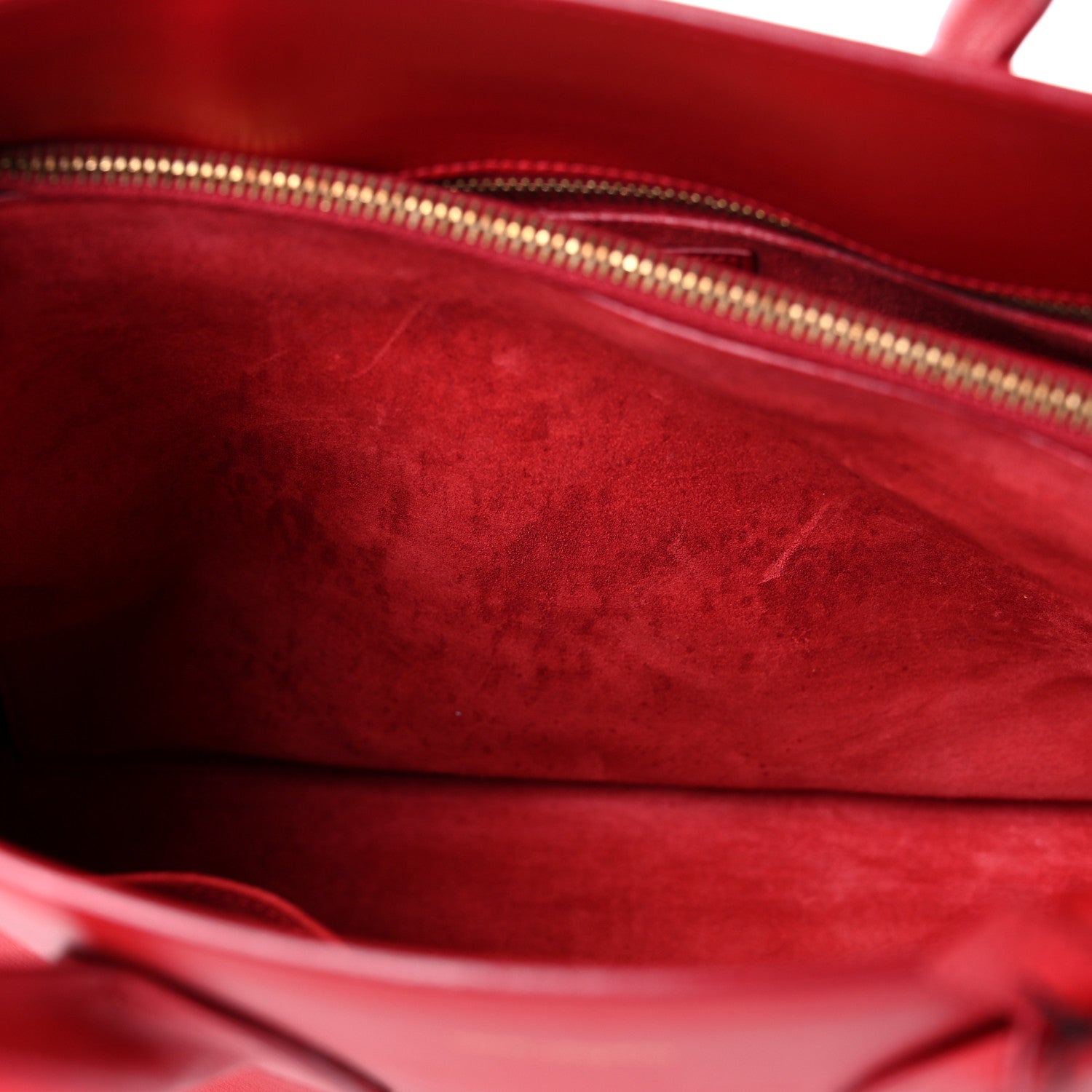 Saint Laurent Calfskin Small Sac De Jour Vermillion 12 of 12