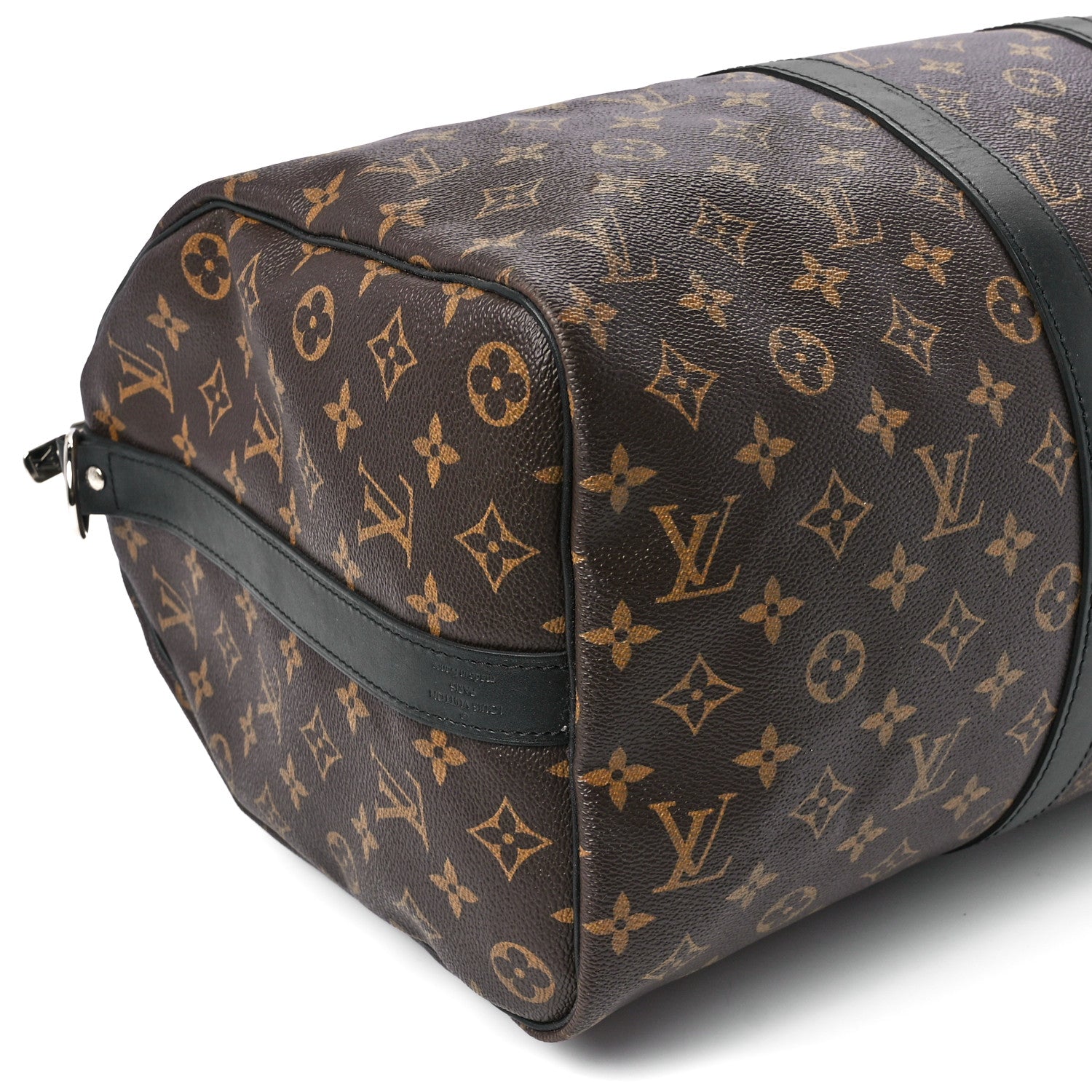 Louis Vuitton Monogram Macassar Keepall Bandouliere 45 12 of 13