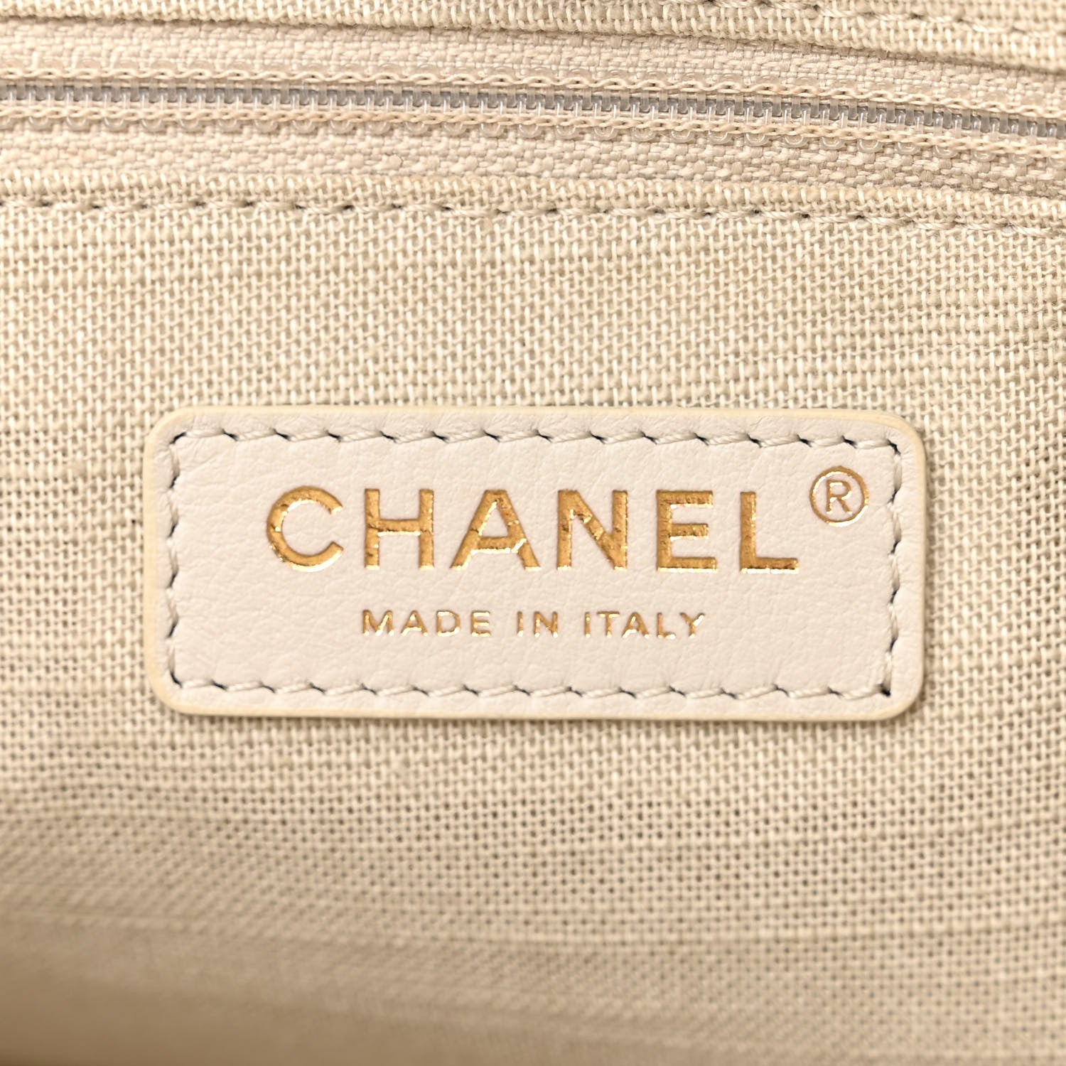 Chanel Mixed Fibers Small Deauville Tote Beige 8 of 14