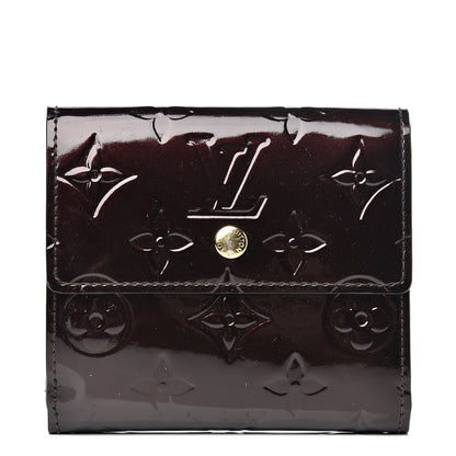 Louis Vuitton Vernis Elise Wallet Amarante 1 of 11