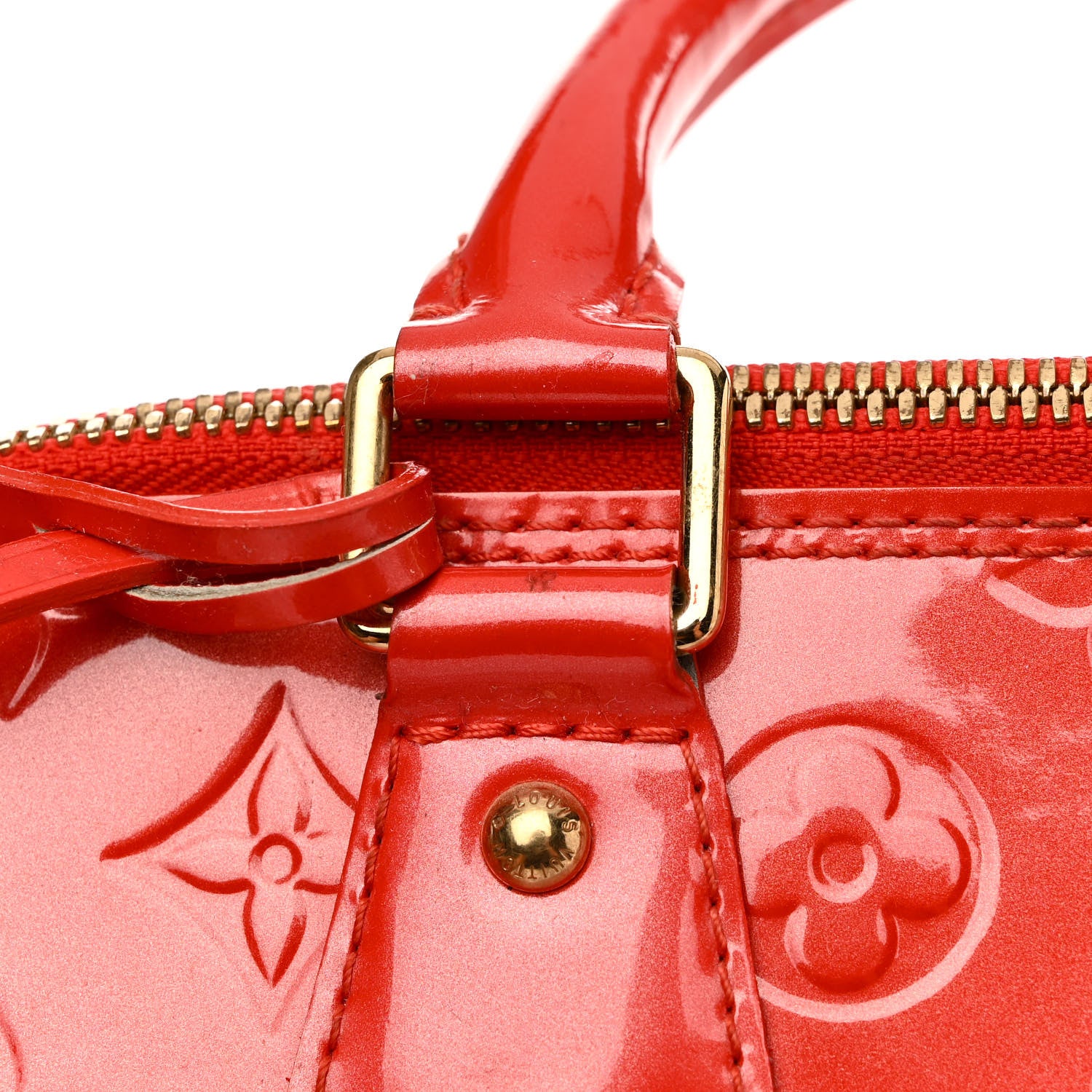 Louis Vuitton Vernis Alma GM Orange Sunset 13 of 15