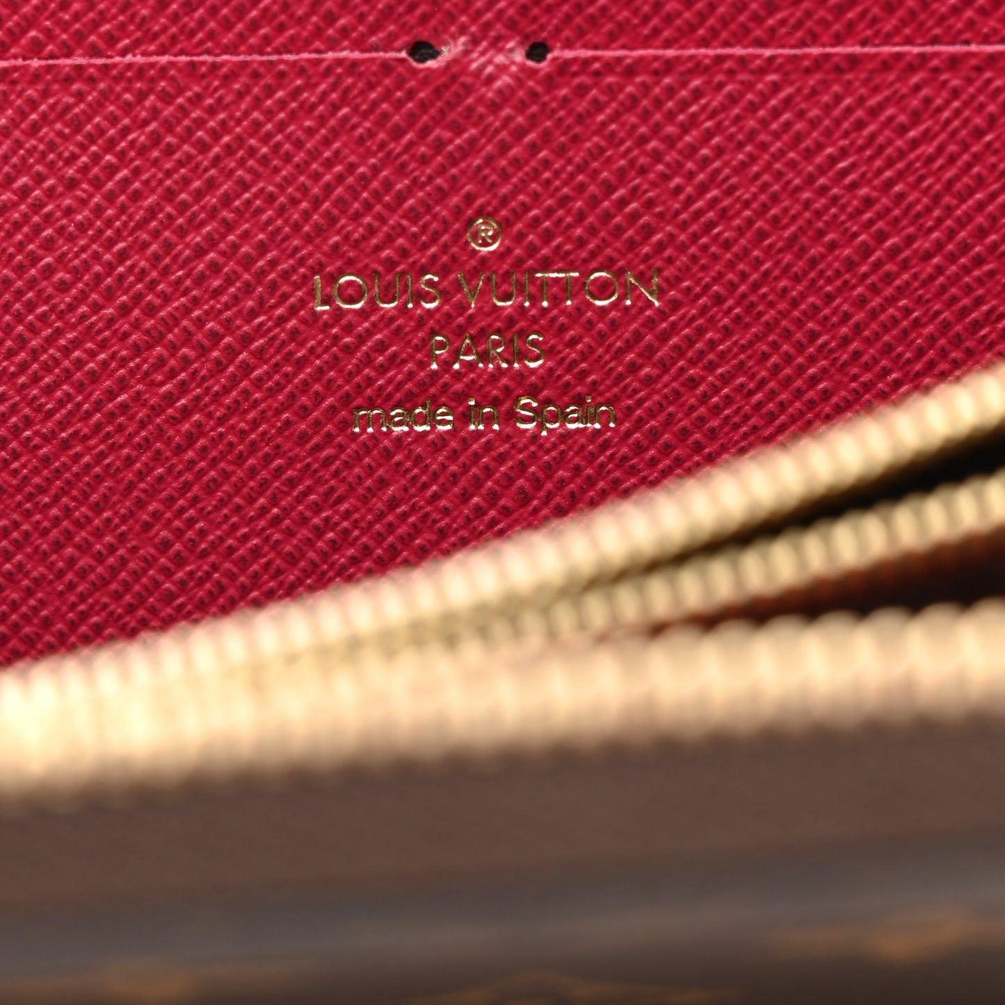 Monogram Clemence Wallet Fuchsia