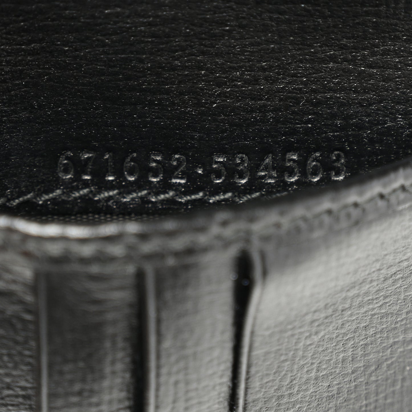 GG Supreme Monogram Azalea Calfskin Retro Interlocking G Bi-Fold Wallet Black