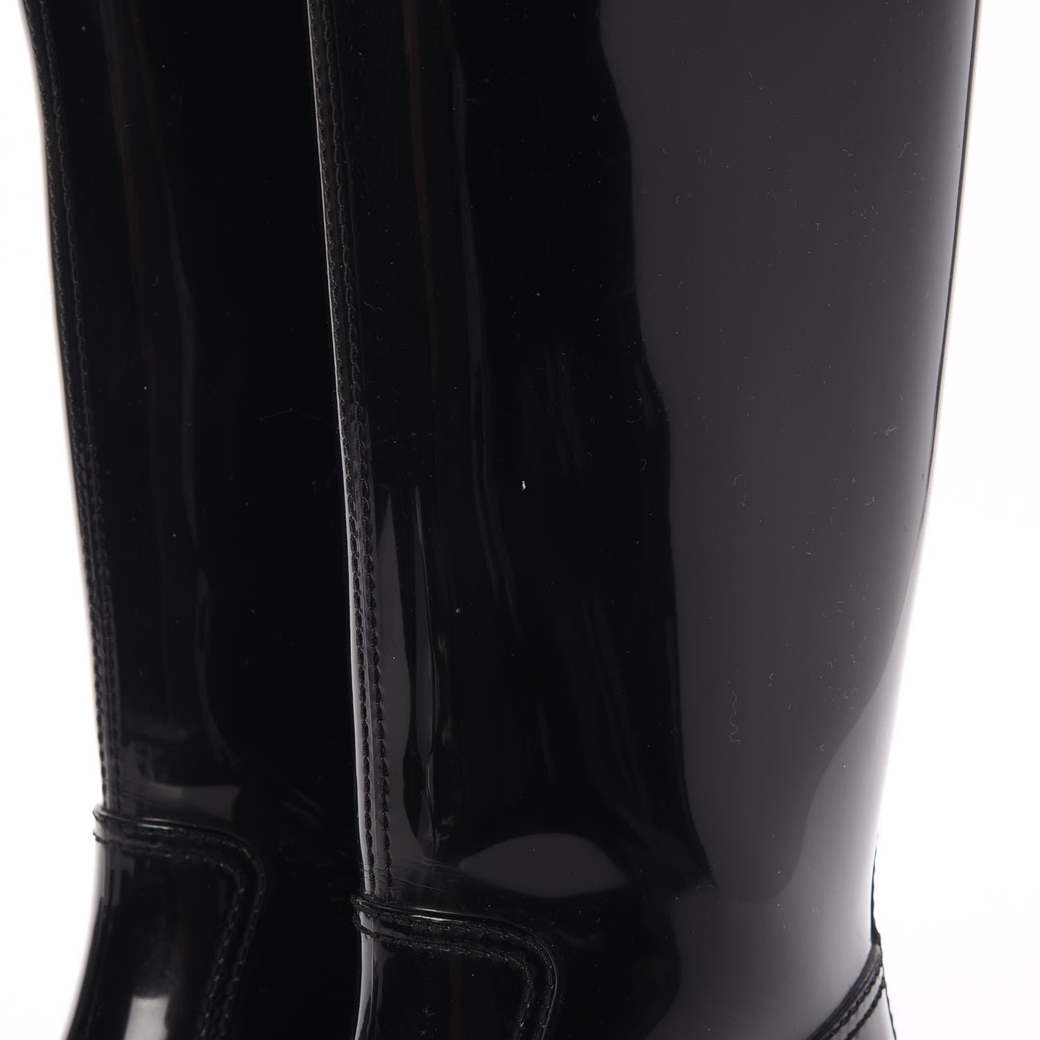 Gucci GG Rubber Rain Boot 37 Nero Black 10 of 18