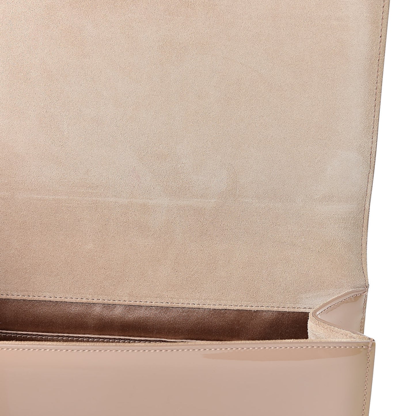 Patent Calfskin Monogram Large Belle De Jour Clutch Chair
