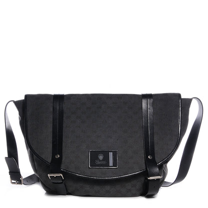 Gucci Monogram Large Messenger Grey Black 1 of 7
