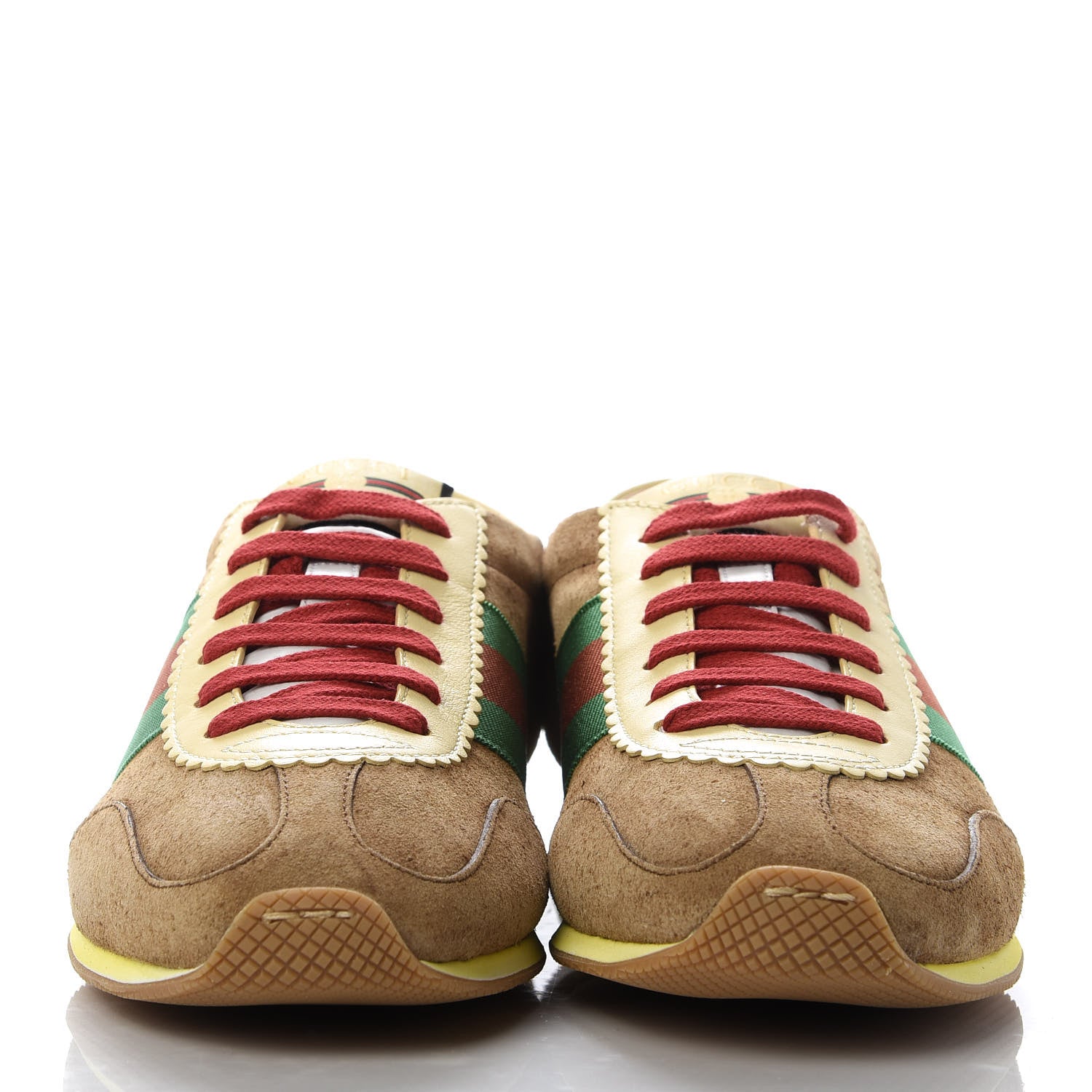 Gucci Suede Web Mens Rocket Sneakers 6 Nocciola Burro 2 of 9