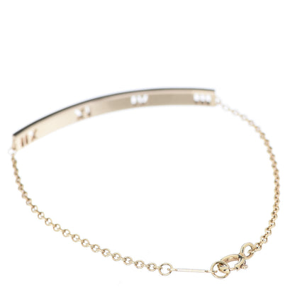 Tiffany 18K Rose Gold Diamond Atlas Bar Pierced Bracelet 3 of 7