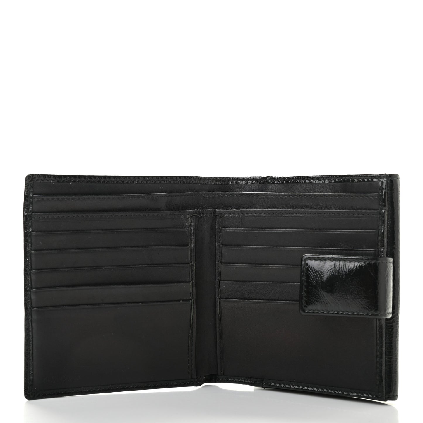 Goatskin Belle de Jour French Wallet Black