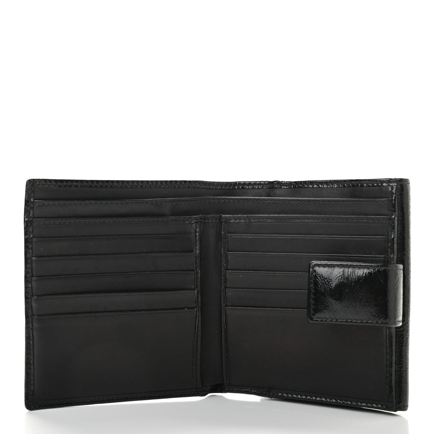 Saint Laurent Goatskin Belle de Jour French Wallet Black 5 of 18