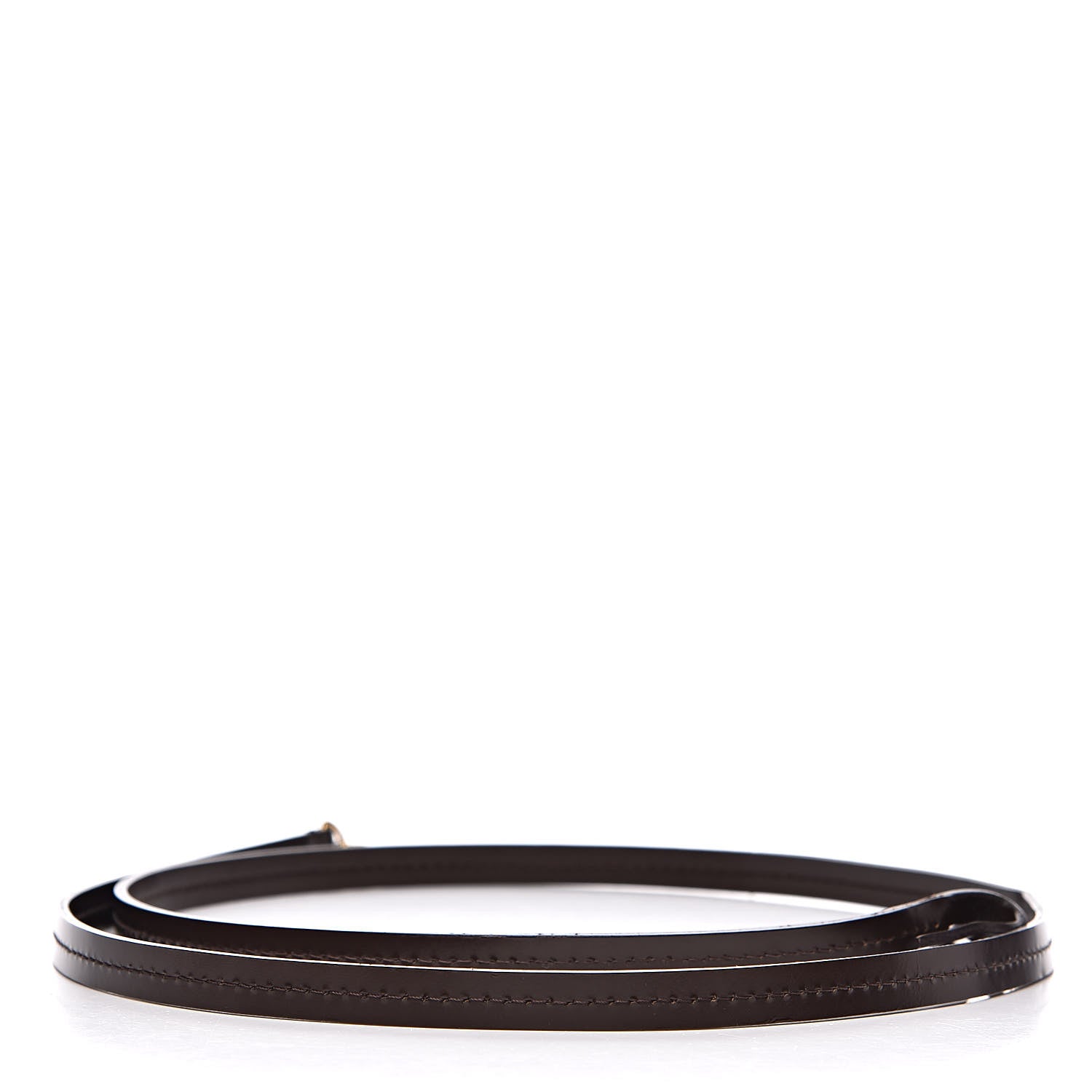 Louis Vuitton Calfskin 12mm Favorite Long Strap Brown 2 of 4