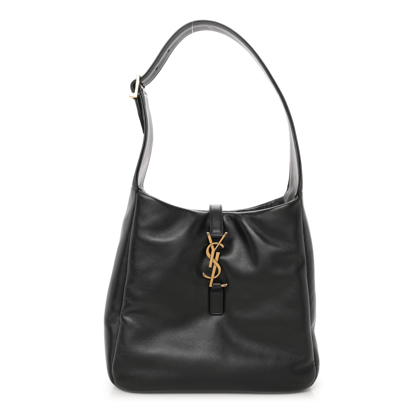 Padded Lambskin Small Le 5 A 7 Supple Hobo Black