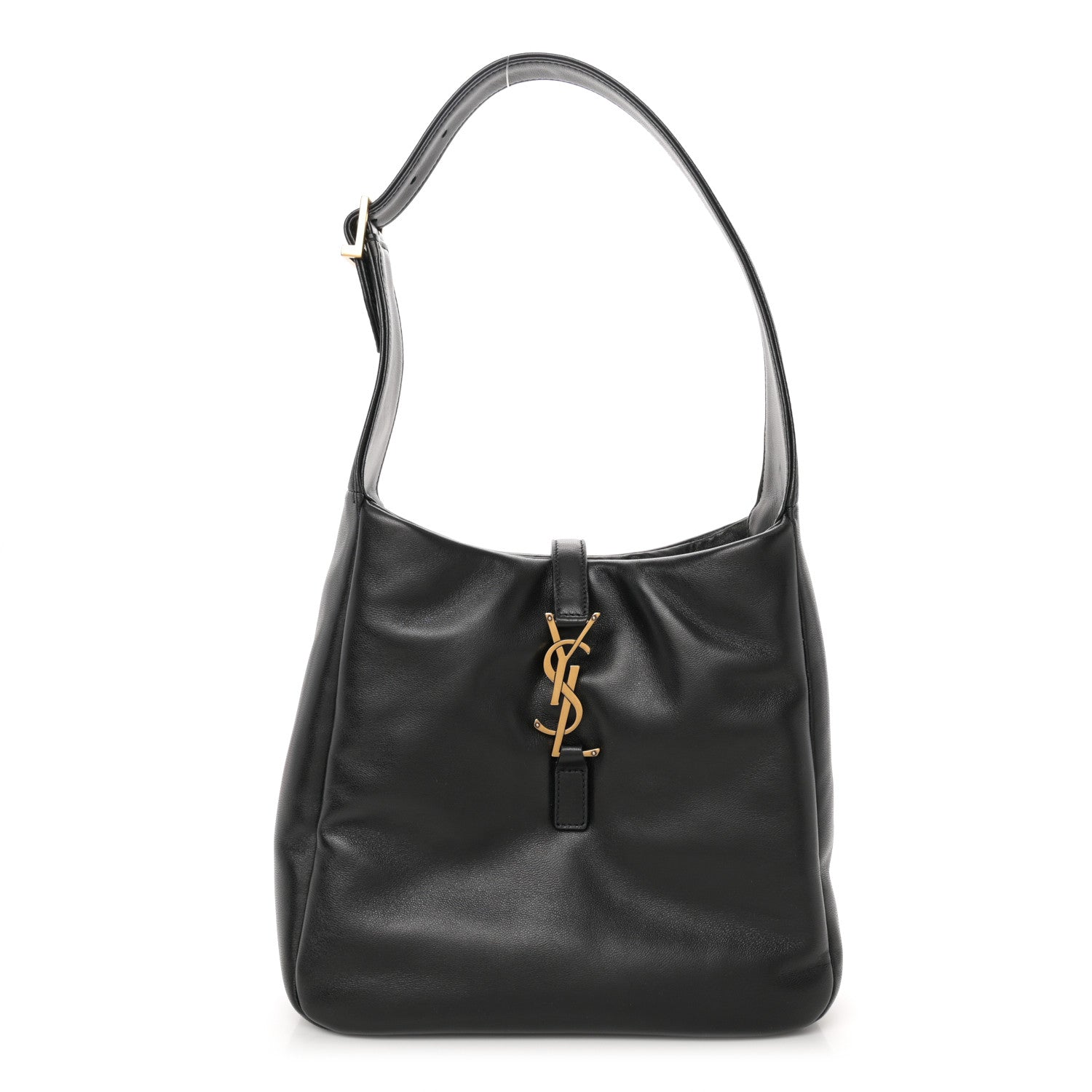 Saint Laurent Padded Lambskin Small Le 5 A 7 Supple Hobo Black 1 of 11
