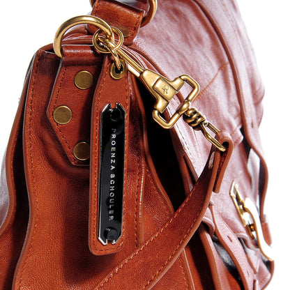 Proenza Schouler Lambskin PS1 Medium Satchel Saddle 3 of 11