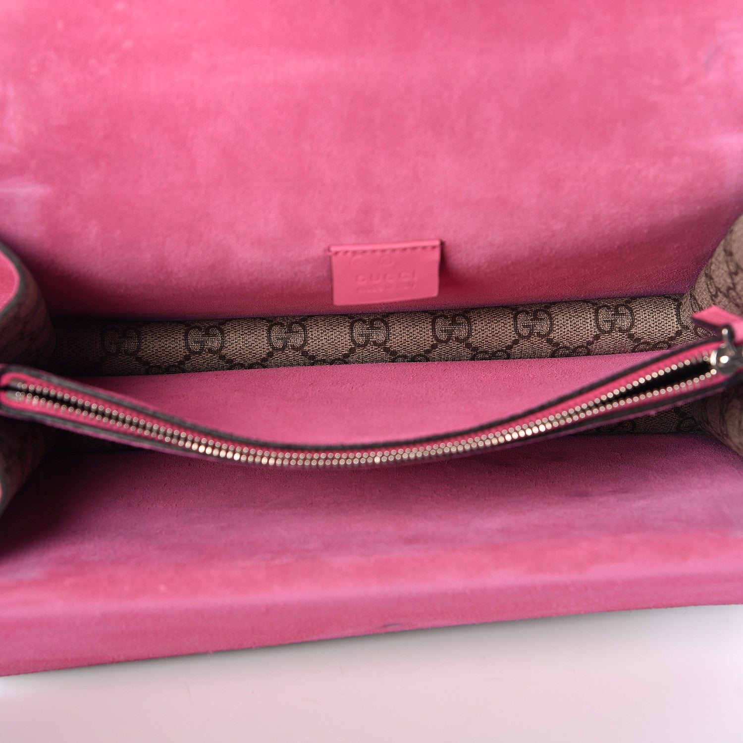 Gucci GG Supreme Monogram Small Dionysus Shoulder Bag Pink 5 of 11