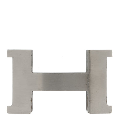 Hermes Brushed Palladium Constance Belt Buckle 1 of 4