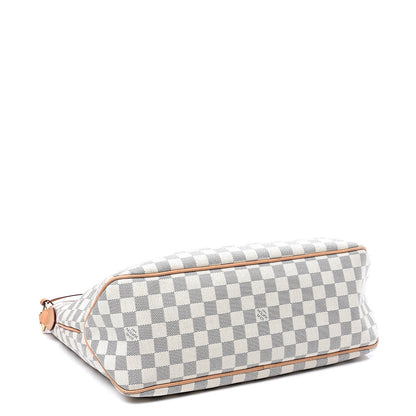 Louis Vuitton Damier Azur Delightful MM Rose Ballerine 3 of 10