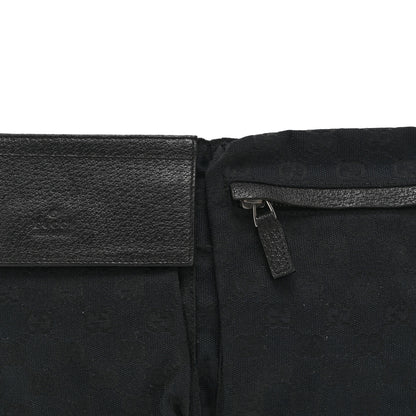 Gucci GG Monogram Double Pocket Belt Bag Black 8 of 10