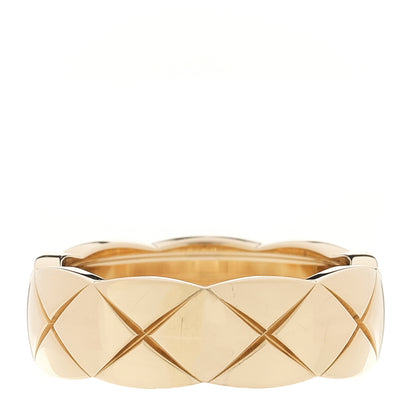 Chanel 18K Yellow Gold Small Coco Crush Ring 54 7 3 of 4