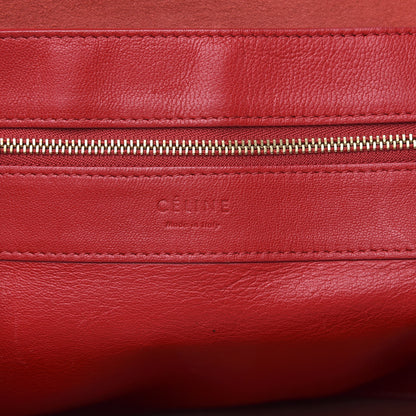 Celine Lambskin Horizontal Cabas Magenta 6 of 12