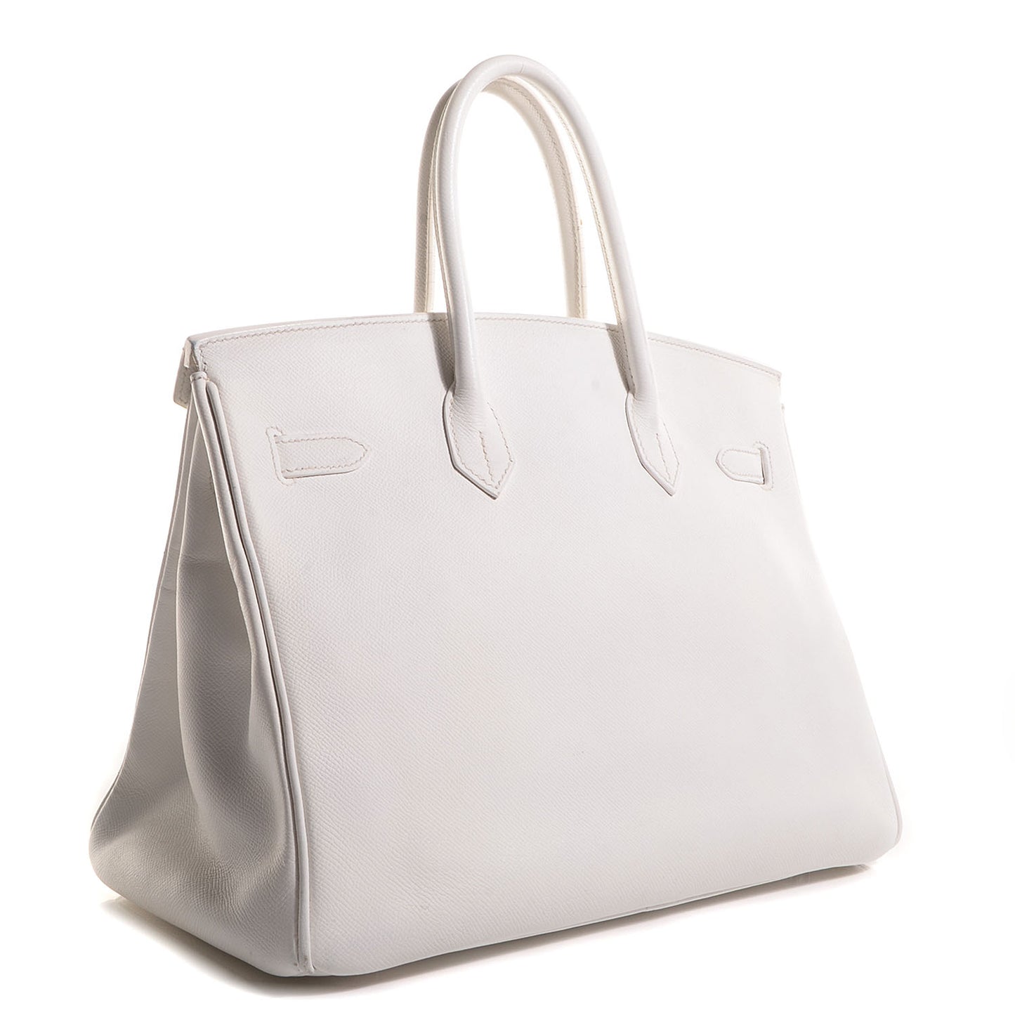 Epsom Birkin 35 White