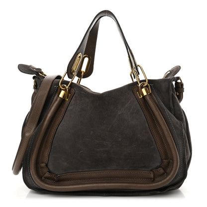 Chloe Suede Calfskin Medium Paraty Rock 1 of 15