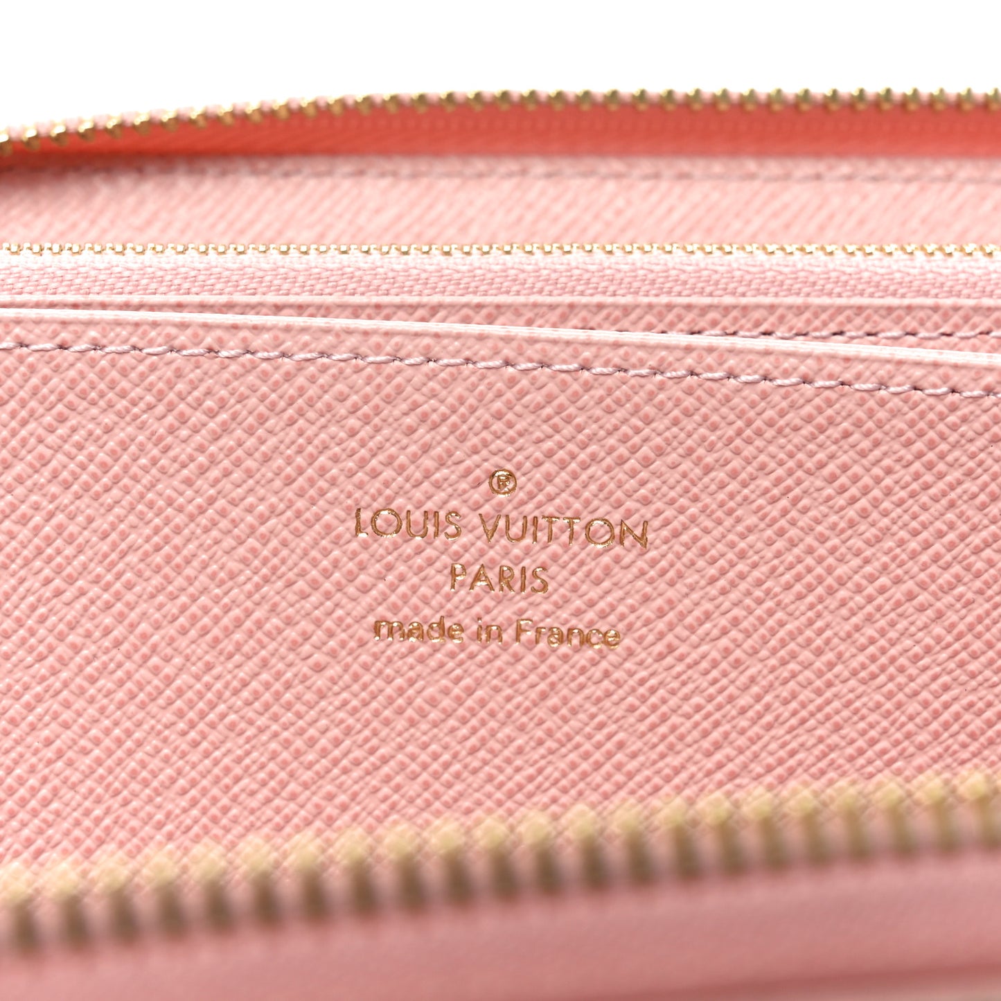 Damier Azur Zippy Wallet Rose Ballerine