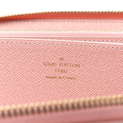 Louis Vuitton Damier Azur Zippy Wallet Rose Ballerine 6 of 6